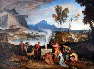 Noah dankt Gott von Joseph Anton Koch